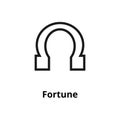 Fortune line icon