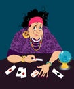 Fortune teller Royalty Free Stock Photo