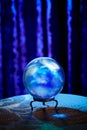 Fortune teller's Crystal Ball with dramatic lighting Royalty Free Stock Photo