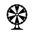 Fortune Wheel isolated on white background Royalty Free Stock Photo