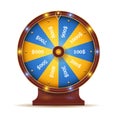 Fortune wheel spin Royalty Free Stock Photo