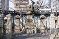 Forty-seven Ronin Graves at Kissho-ji Temple in Tennoji, Osaka, Japan. a famous historic site build by