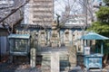 Forty-seven Ronin Graves at Kissho-ji Temple in Tennoji, Osaka, Japan. a famous historic site build by