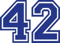 Forty-two college number 42