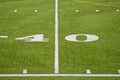 The Forty Yard Line Royalty Free Stock Photo