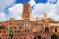 Forum of Augustus Foro di Augusto in Rome Royalty Free Stock Photo