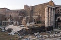 The Forum of Augustus in Rome, italy Royalty Free Stock Photo