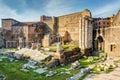 Forum of Augustus with the temple of Mars Ultor in Rome