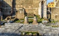 Forum of Augustus with the temple of Mars Ultor, Rome, Italy Royalty Free Stock Photo