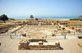 Forum of Baelo Claudia in Tarifa, Cadiz province, Spain Royalty Free Stock Photo