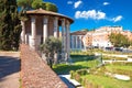 Forum Boarium and temple of Portuno acient landmarks of eternal city of Rome Royalty Free Stock Photo