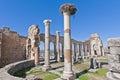 Forum columns at Volubilis, Morocco