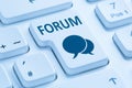 Forum communication community internet blog media discussion blu
