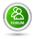 Forum (group icon) prime green round button