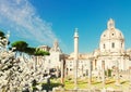 Forum - Roman ruins in Rome, Italy