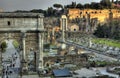 Forum Romanum Royalty Free Stock Photo