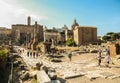 Forum Romanum Royalty Free Stock Photo