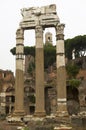 Forum Romanum in Rome Royalty Free Stock Photo