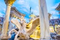 The Forum Shops statue of Pegasus