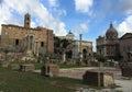 Forum was the center of day-to-day life in Rome Royalty Free Stock Photo