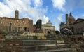 Forum was the center of day-to-day life in Rome Royalty Free Stock Photo