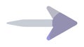Forward Arrow Icon for Next Step Navigation, vector design Generative AI Royalty Free Stock Photo