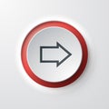 Forward Arrow web icon push button