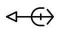 Forward Cycle Arrow, Progression Process Direction, vector design Generative AI Royalty Free Stock Photo
