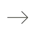 Forward icon, right arrow vector. Line next symbol.