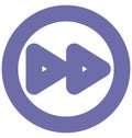 Forward Isolated Vector Icon which can easily modified or edit Forward Isolated Vector Icon which can easily modified or edit Royalty Free Stock Photo