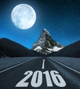 Forward to the New Year 2016 Royalty Free Stock Photo