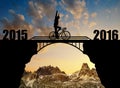 Forward to the New Year 2016 Royalty Free Stock Photo