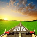 Forward to the New Year 2016 Royalty Free Stock Photo