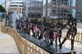 Forward Together sculpture Luke Perry Birmingham Royalty Free Stock Photo