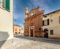 Fossano, Piedmont, Italy, church of San Giorgio Royalty Free Stock Photo