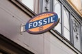 Fossil Boutique logo sign store Inc American designer manufacturer shop of clothing accessories