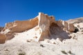 fossil sands in the ravine of the enchanted north of fuerteventura