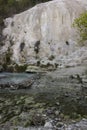 Fosso Bianco rock formation in Tuscany Royalty Free Stock Photo