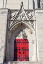 Foster Memorial Door and Peak Royalty Free Stock Photo