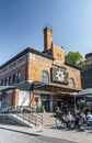 Fotografiska museum exterior featuring cafe and brickwork Royalty Free Stock Photo