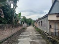 Fotoku di sini desa lingkungan lorong Royalty Free Stock Photo