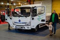 Foton T5 chinese electric truck showcased at the Riga motor show