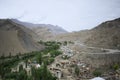 Fotu La or Fatu La is a mountain pass on the Srinagar-Leh highway in background. Taken from Lamayuru Monastery. Ladakh, India