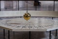 Foucault pendulum inside Paris Pantheon