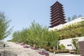 fouding (Buddha top) pagoda and stone steps