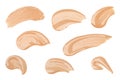 Foundation color samples