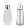 Foundation cream pump bottle. Airless dispenser serum