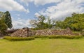 Foundation of donjon of Tanabe Castle in Maizuru, Japan