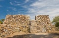 Foundation of the main keep of Takamatsu castle, Japan Royalty Free Stock Photo