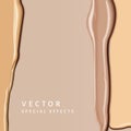 Foundation smear texture